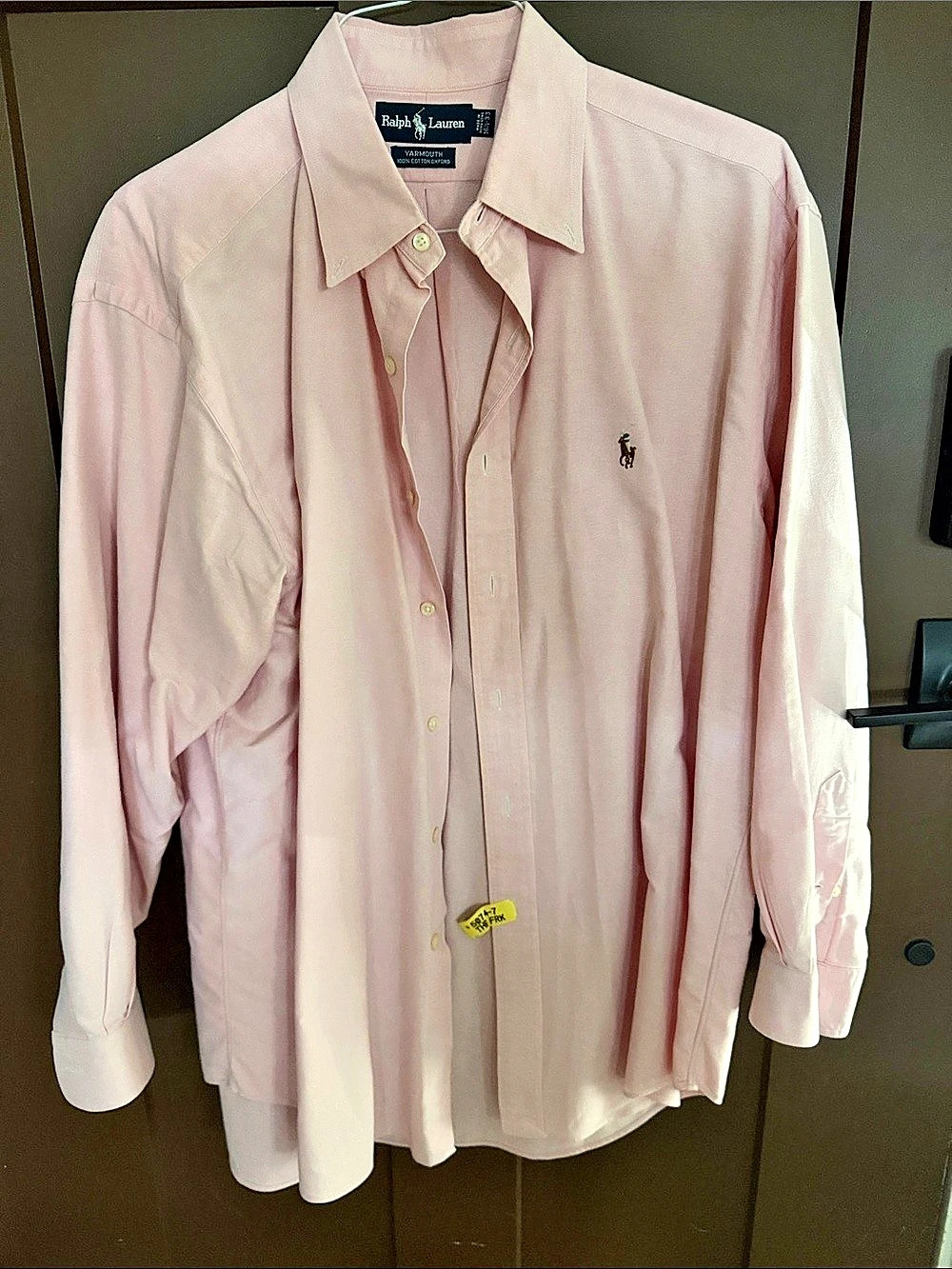 Ralph Lauren Yarmouth Oxford Button-Down Shirt Pink XL NWT